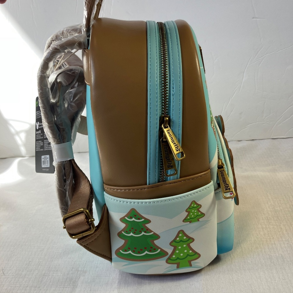 NWT Loungefly Mickey & Friends Holiday Collection Scented Backpack - Picture 8 of 15